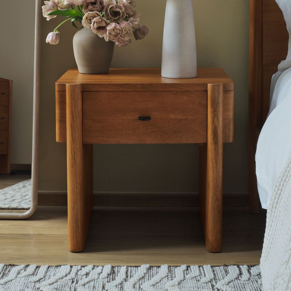 Otto Bedside Table (58 cm) West Elm UK
